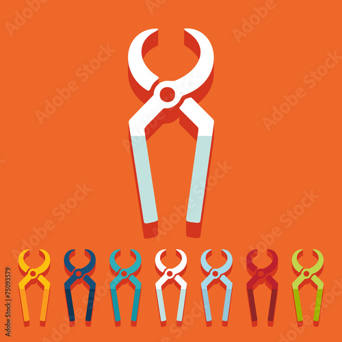 Flat design: nippers