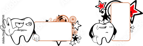 molar dental cartoon copyspace7