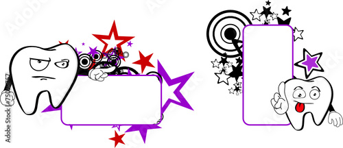 molar dental cartoon copyspace5