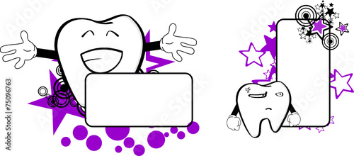 molar dental cartoon copyspace4