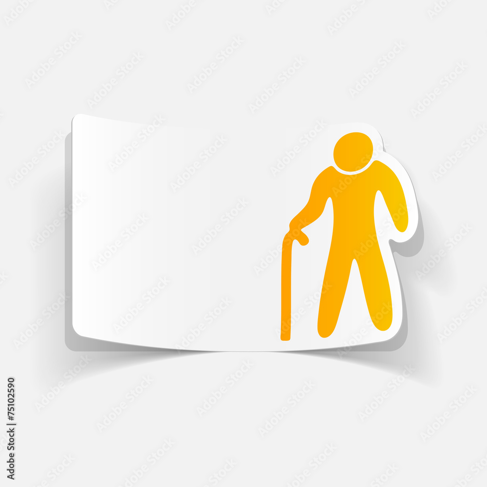 realistic design element: grandpa realistic design element: grandpa