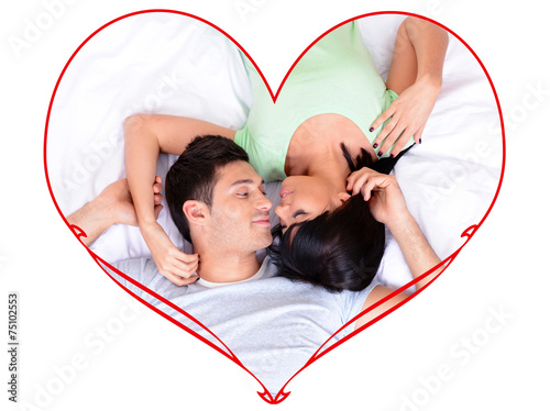 Beautiful loving couple lyi...