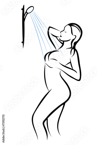 Woman in Shower
