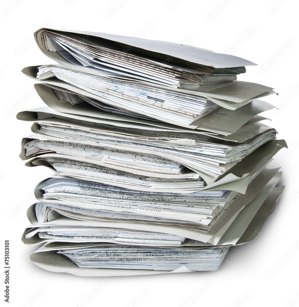 Files Arranged In Chaotic Stack