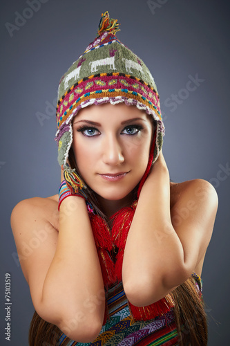 Smiley beauty with beautiful eyes