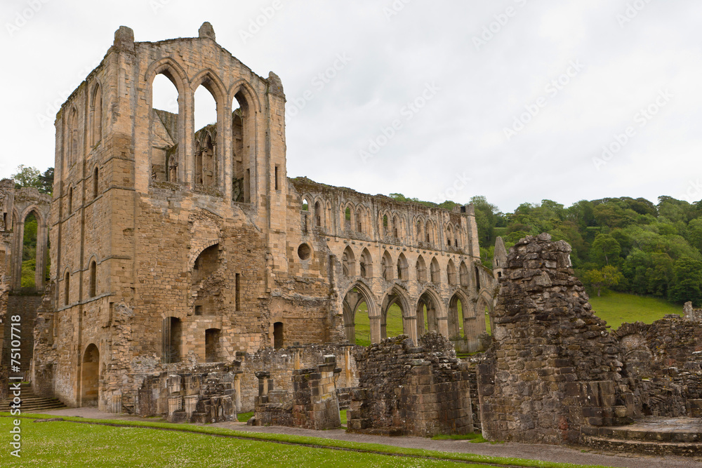 Ruins of ancient Abbey in England.