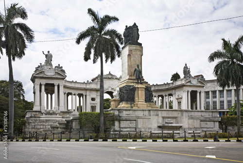 Monument to Jose Gomez in Havana. Cuba photo