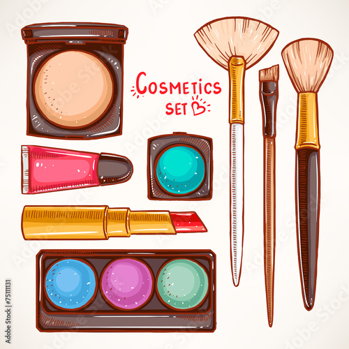 set with decorative cosmetics - 2