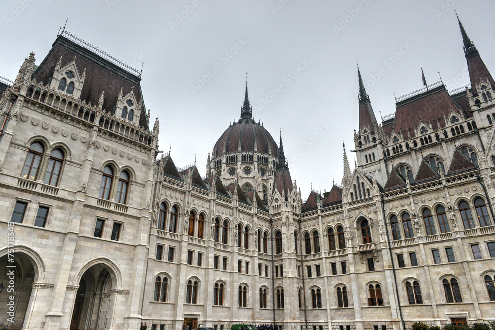 Hungarian Parliament Building - Budapest, Hungary