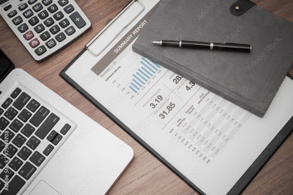 Showing business and financial report. Accounting Showing business and financial report. Accounting