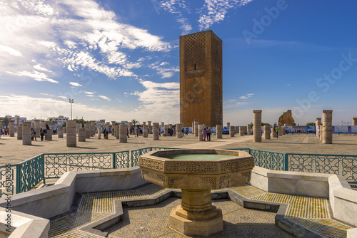 The Hassan Tower in Rabat, Morocco