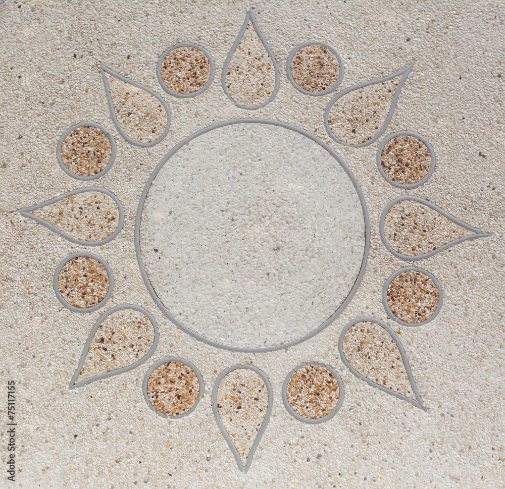 Obraz premium outdoor pattern floor