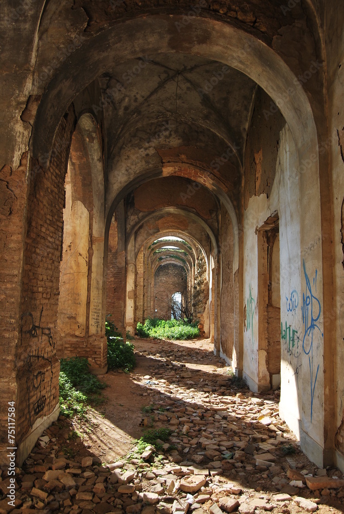 Fototapeta premium Monasterio abandonado