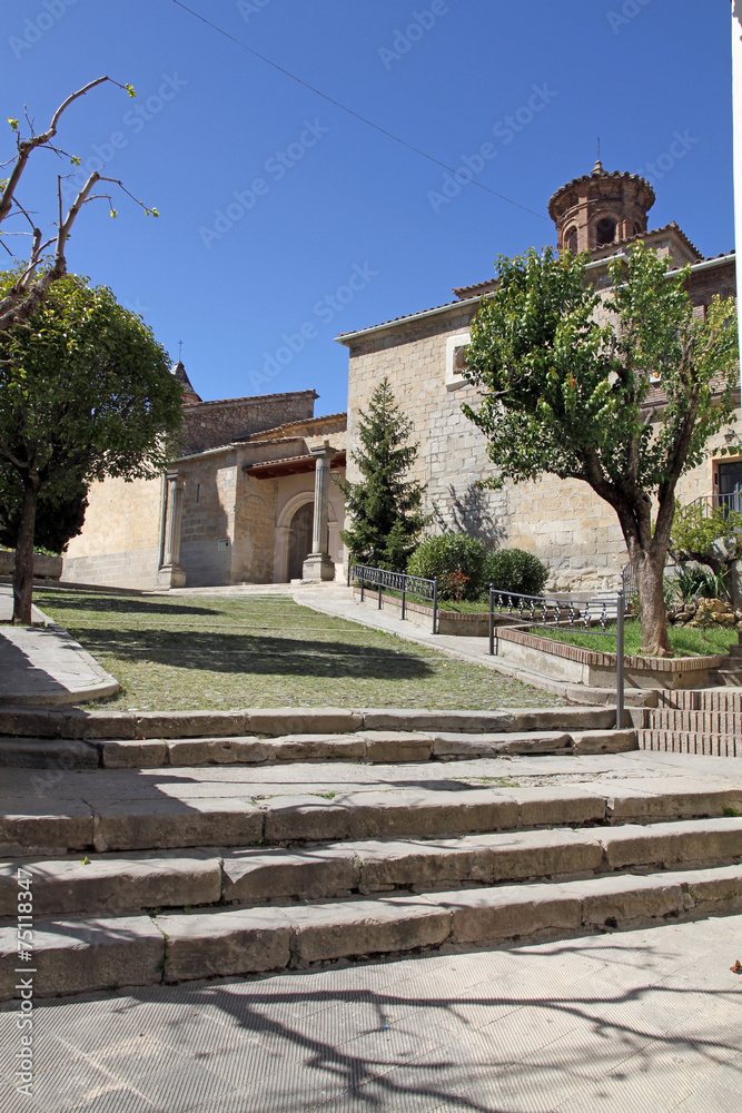San Miguel church,Graus town Huesca Spain