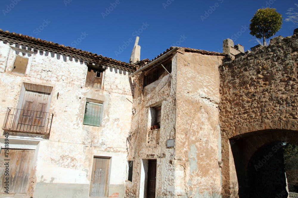 Manzanera village, Javalambre mountains,Teruel,Aragon,Spain