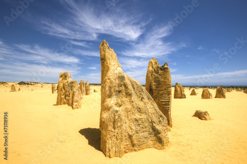 Pinnacles Desert at Nambung National Park, Western Australia photo