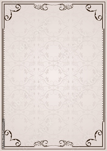 Vector ornate frame