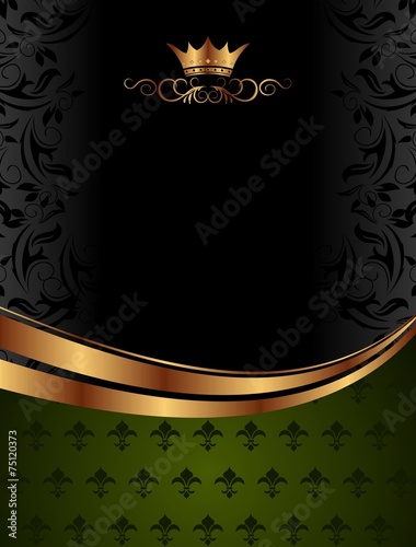 cute background with crown