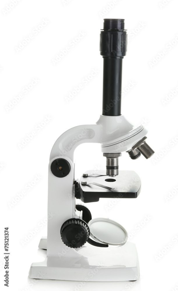 Microscope isolated on white Microscope isolated on white