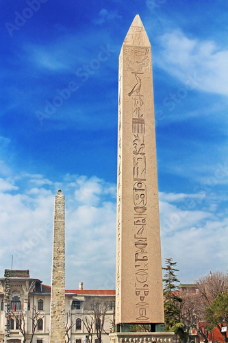 Canvas Print Obelisk at hippodrome in Istanbul, Turkey