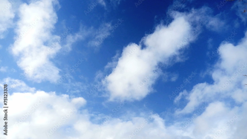 Clouds with blue sky timelapse, 4k Clouds with blue sky timelapse, 4k