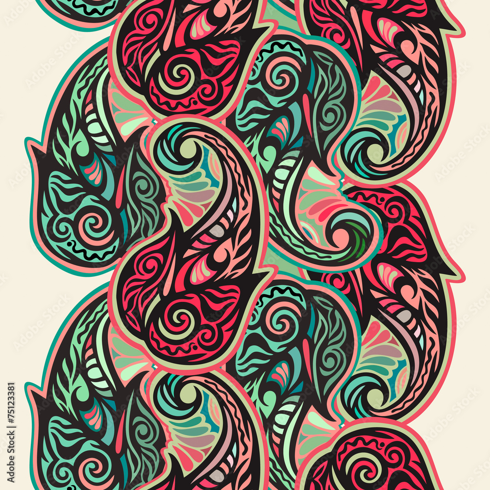 Paisley seamless pattern Paisley seamless pattern