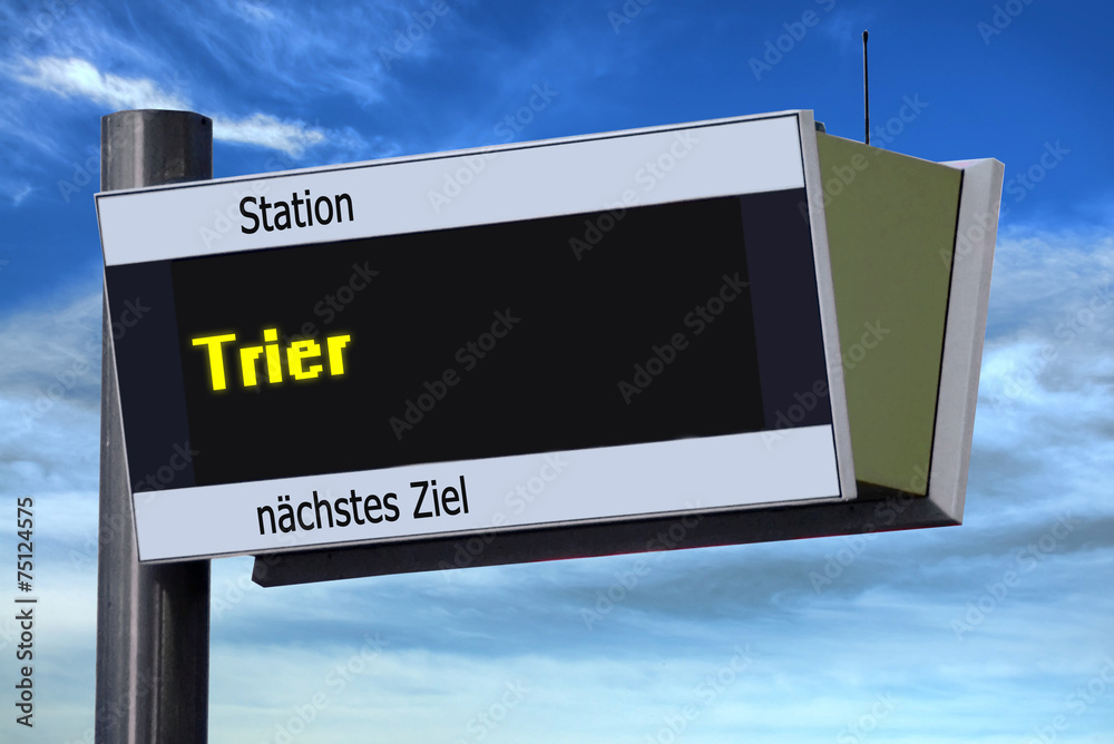 Anzeigetafel 6 - Trier