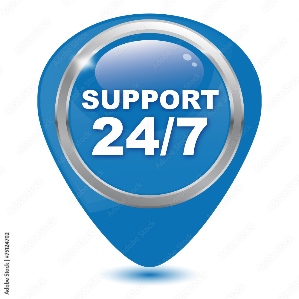SUPPORT 24 7 ICON SUPPORT 24 7 ICON