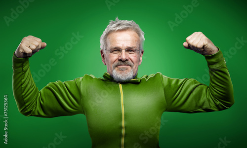 Cuadro en lienzo Vegetarisch im alter