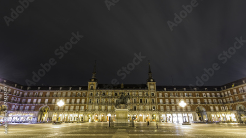 Obraz na płótnie Plaza Mayor de Madrid w salonie