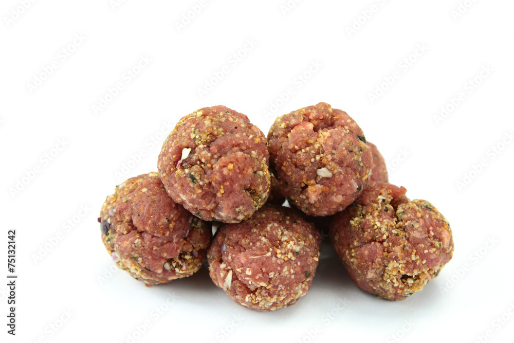 boulettes de viande Stock Photo Adobe Stock