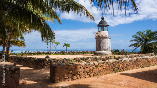 Lighthouse on île aux nattes