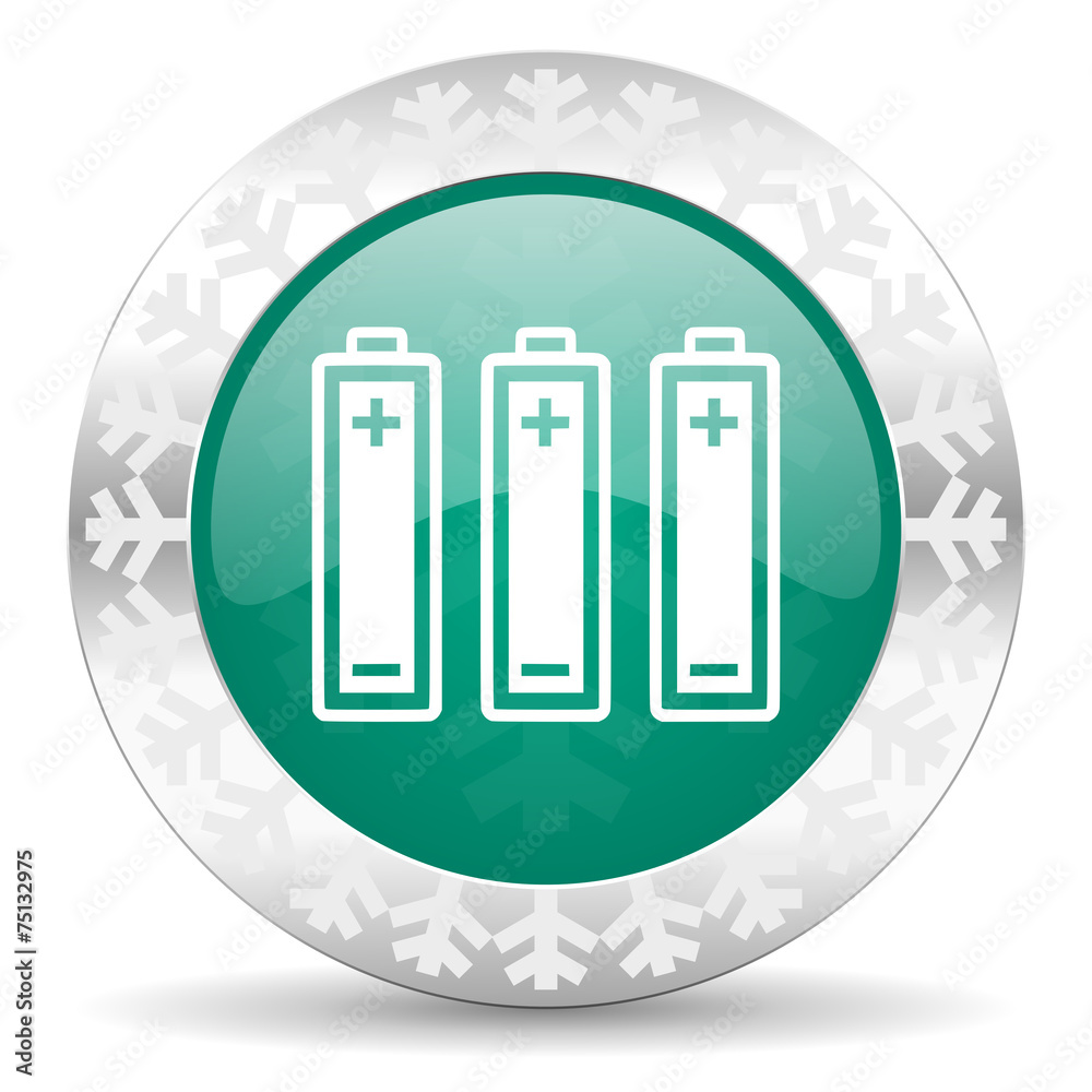 battery green icon, christmas button, power sign battery green icon, christmas button, power sign