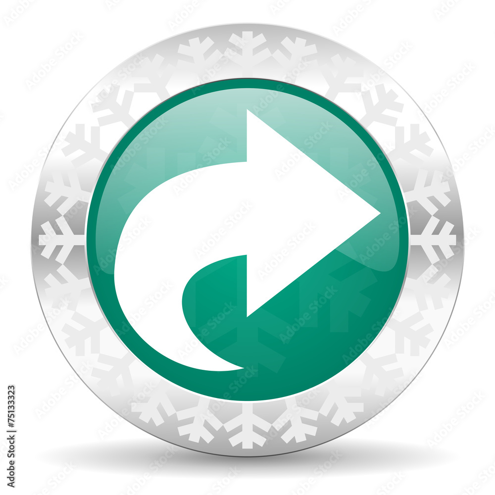next green icon, christmas button, arrow sign next green icon, christmas button, arrow sign