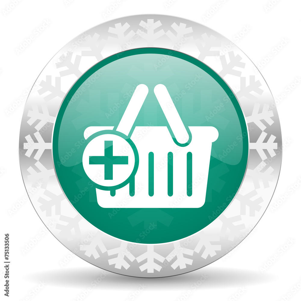 cart green icon, christmas button, shopping cart symbol cart green icon, christmas button, shopping cart symbol
