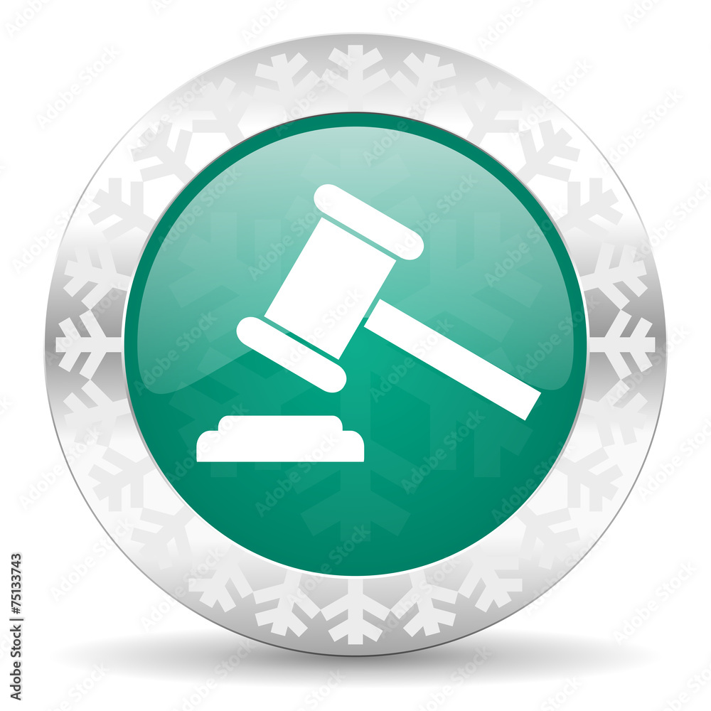 auction green icon, christmas button, court sign, verdict symbol auction green icon, christmas button, court sign, verdict symbol