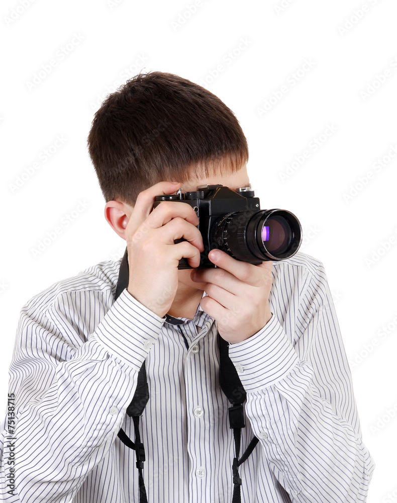 Teenager with Photo Camera Teenager with Photo Camera