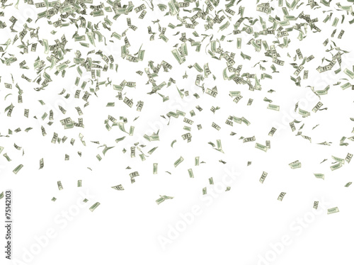 фотографія falling dollars