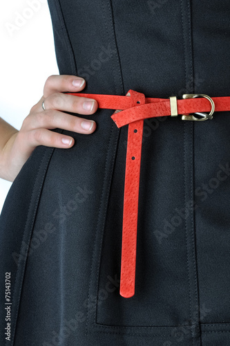 Detail of women's clothing.