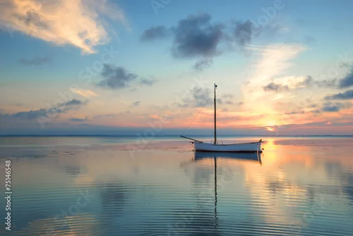 Obraz Morze,  plaża o wschodzie słońca