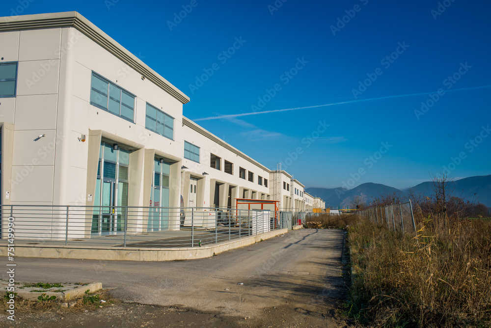 Facciata edificio moderno, uffici, nuova edilizia Facciata edificio moderno, uffici, nuova edilizia