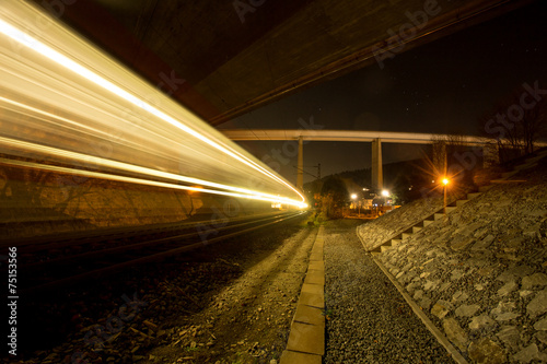 night train lights background © Tobias Arhelger