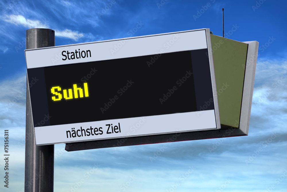 Anzeigetafel 6 - Suhl