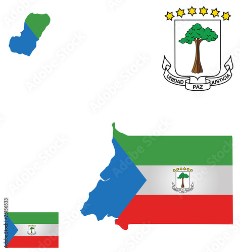 Republic of Equatorial Guinea Flag