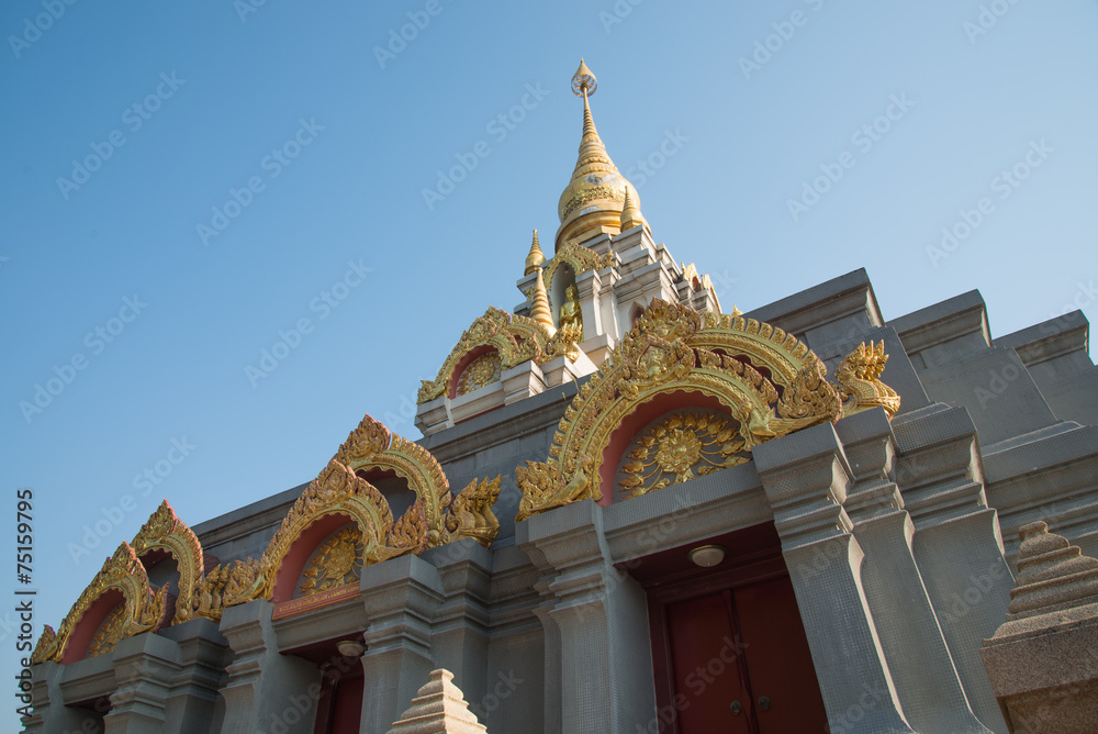 Fototapeta premium Places of worship Buddha Relics Pagoda...