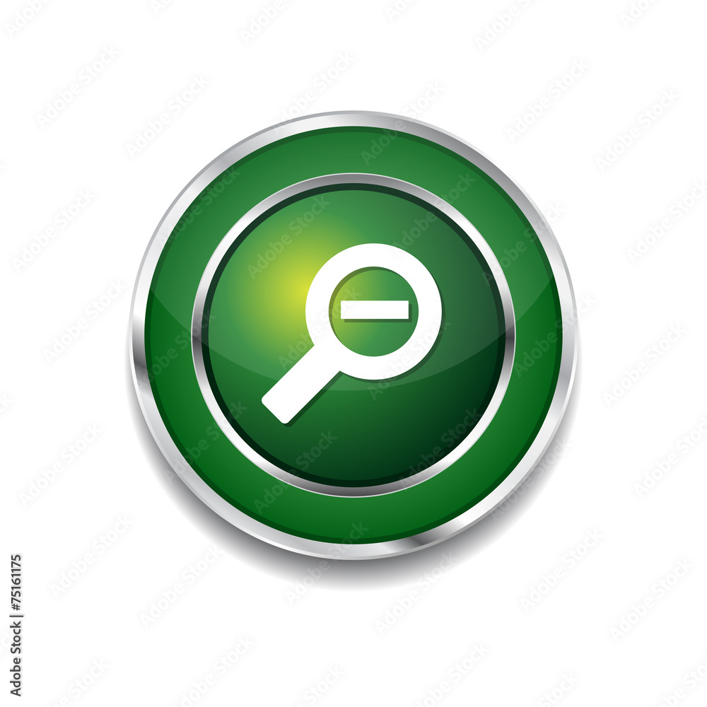 Zoom Out Green Vector Icon Button Zoom Out Green Vector Icon Button
