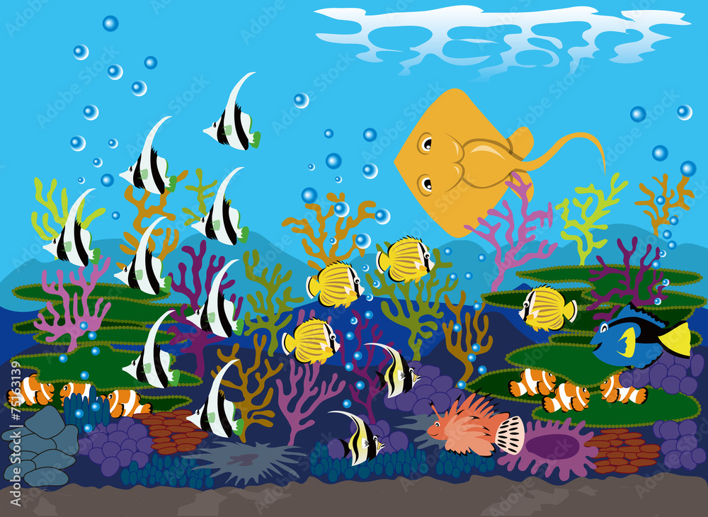 珊瑚礁 Stock イラスト Adobe Stock 珊瑚礁 Stock イラスト Adobe Stock