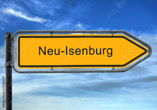 Strassenschild 26 - Neu-Isenburg photo