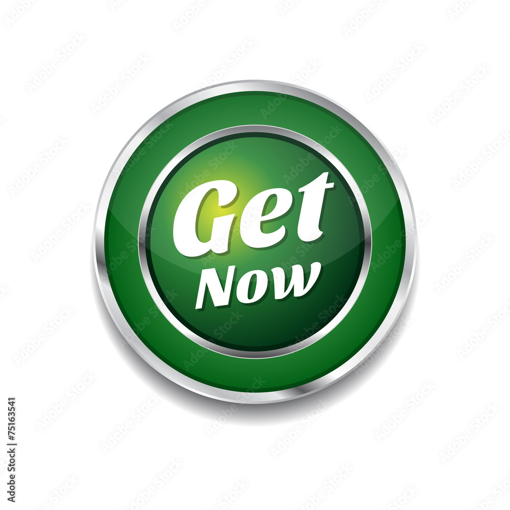 Get Now Green Vector Icon Button Get Now Green Vector Icon Button