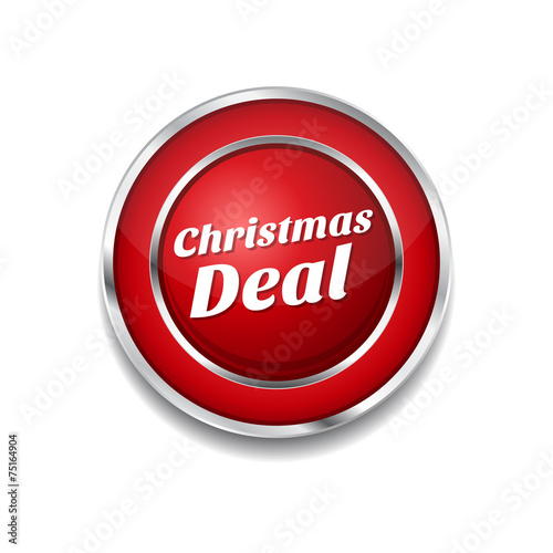 Christmas Deal Red Vector Icon Button Free Download Christmas Deal Red Vector Icon Button - GFXLoad